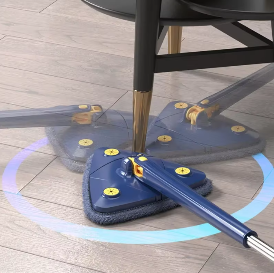 Mopa de Limpieza Triangular 360° con Exprimido Manual