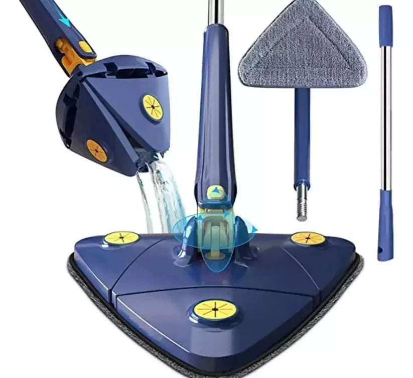 Mopa de Limpieza Triangular 360° con Exprimido Manual